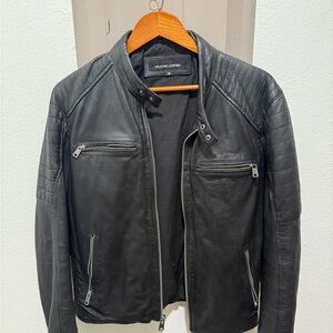 Wilsons Leather Quilted Black Men's Jacket